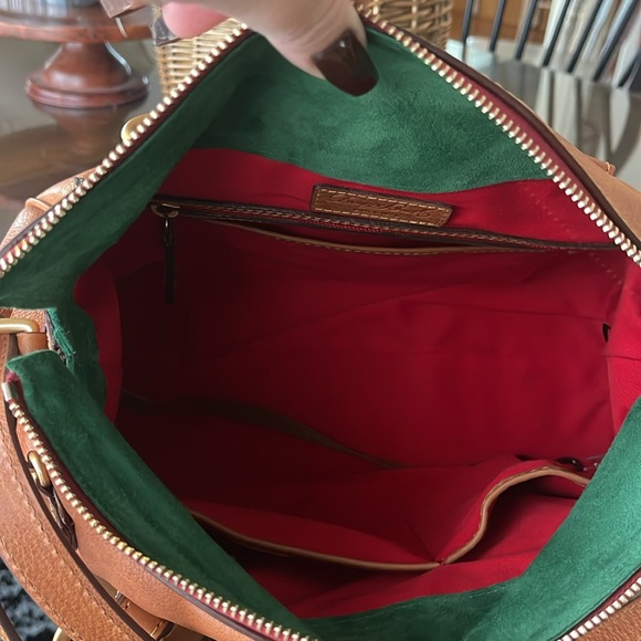 Dooney and Bourke Large Florentine Satchel in Natural - Picture 6 of 7